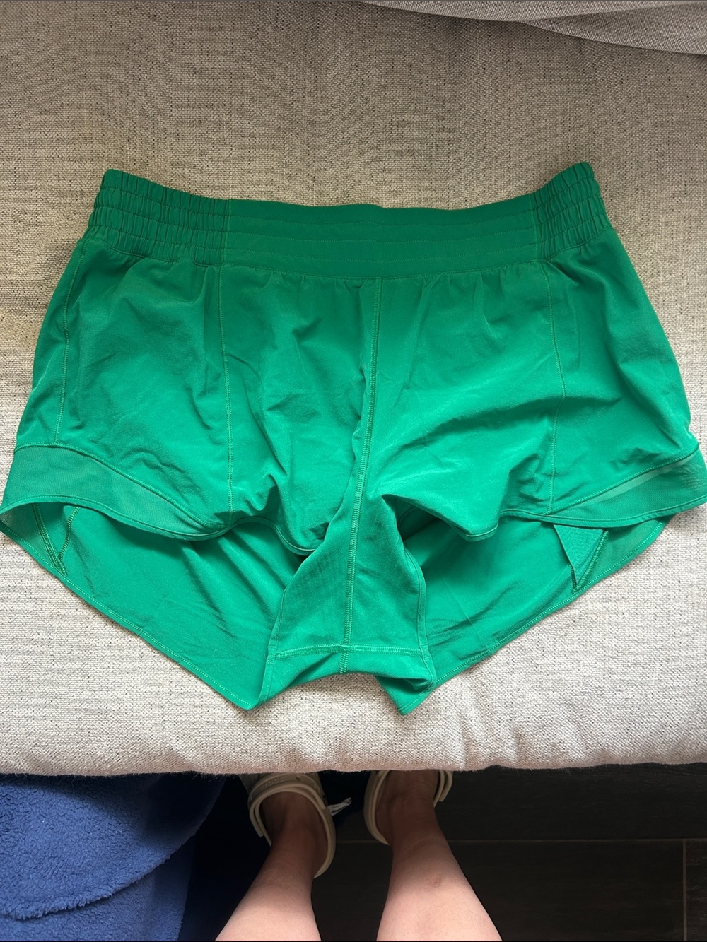 lululemon athletica Bright Green Athletic Shorts